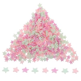 STOBOK 10 Pcs Pentagram Soft Clay Sprinkles for Nail Art DIY Craft Glitter Decorations Birthday Party Decorations