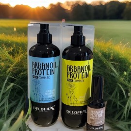 DELOFIL Shampoo and Conditioner , Mask, And Oil Set Arganoil Protein Magic Complex