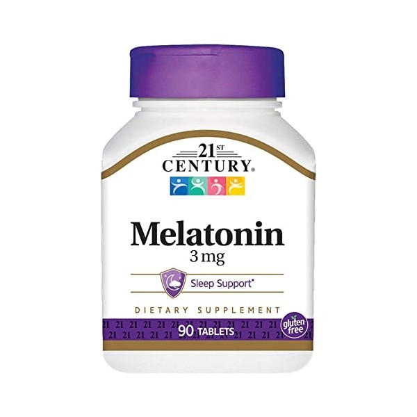 21st Century Melatonin 3mg Tablets 60 ct (6 Pack)