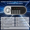 YAYAG 2.5 Cuft Safe Box, Fireproof Waterproof Safety Home Safe