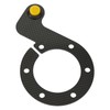 Steering Wheel Horn Button 6 Hole Carbon Fiber Comfortable Touch