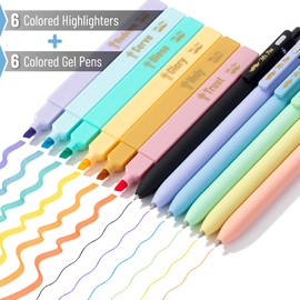 Mr. Pen- Bible Highlighters and Pens No Bleed, 12 Pack, Colorful Bible Pens and Highlighters No Bleed