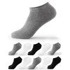 Occulto Women's Trainer Socks Pack of 10 (Model: Alexa), Black