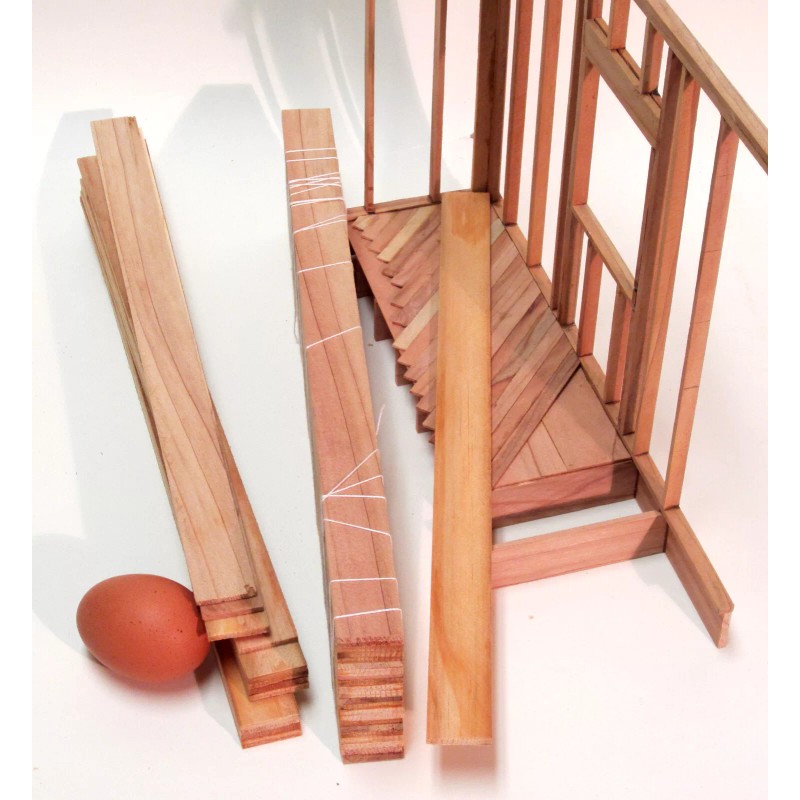 2x12's, 33 Pieces, 1:12 Scale Architectural Model Lumber, 13+" Long