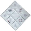 Raebel Tablecloth Table Runner Table Cloth Maritime Embroidery Wool White