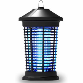 Bug Zapper Large Coverage 1/2 Acre, Weatherproof, Light Sensor, Mosquito Fly Trap Zapper Killer, Outdoor Indoor, Ariie Mosquito Zapper for Patio