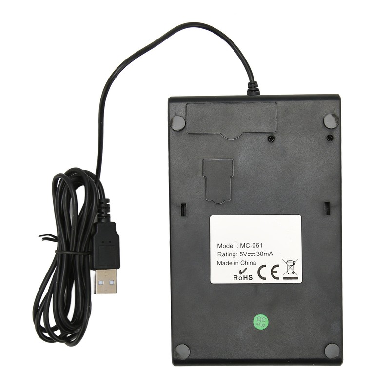 Wired Number Pad 23 Keys 5.9ft Cable USB Plug and