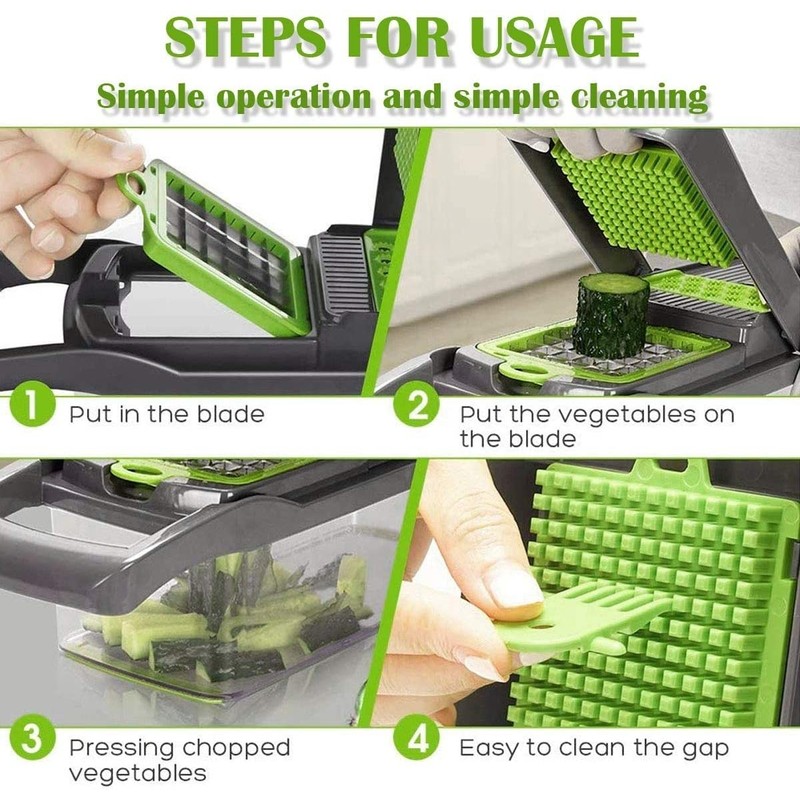 Mnixy The Chopper 12 in 1 Multifunctional Vegetable Chopper