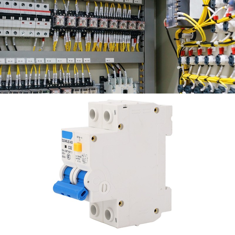 Miniature Circuit Breaker 1P Plus N Rail Mounting Double Handle