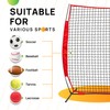7x7 ft Barricade Backstop Net, Sports Barrier Net, Multi-Sport Backstop