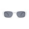 OSAGAMA Retro Sunglasses Rectangular Chunky Glasses UV Protection for Men
