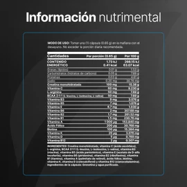 "B Life Multivitamínico para Hombre | 200 Cápsulas | Con Creatina, BCAA y L-Arginina | Energía, Músculo y Vitalidad | Mens Blend"