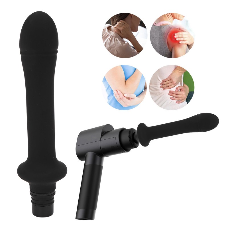 18mm Fascia Gun Replacement Head Waterproof Promote Circulation Soft Silicone