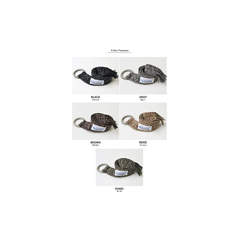 Gevard Belgium Double Ring Shaggy Belt, Double Ring Belt, Made