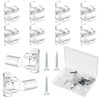 10 Pairs False Drawer Front Clips False Cabinet Front Clips