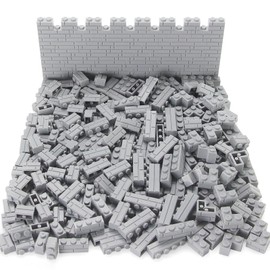 Feleph 260 Pieces Masonry Bricks Set Multicolored Building Blocks for Wall MOC Parts and Pieces Diverse Bulk Toy Set Compatible with Major Brands