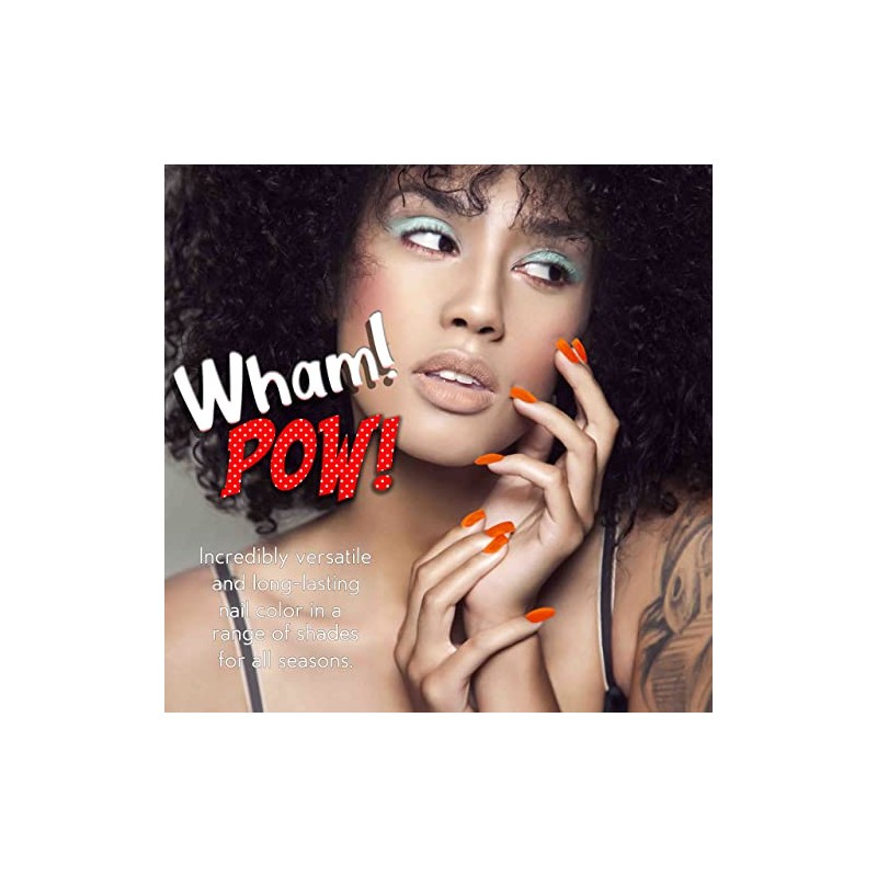 Color Club Nail Polish, Orange, Wham, Pow, .05 Ounce