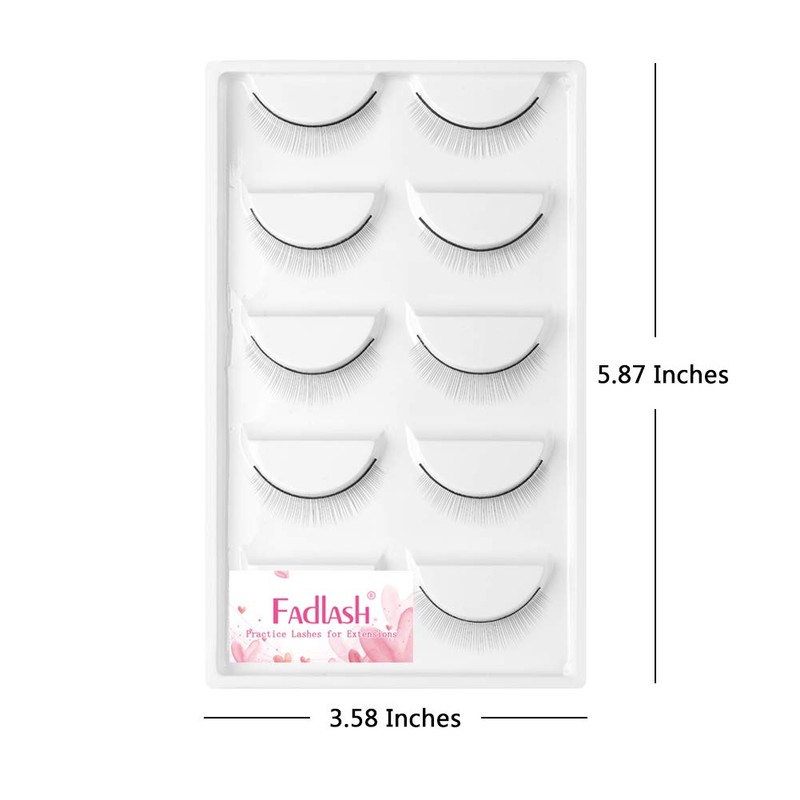 25 Pairs Practice Lashes for Training Eyelash Extension Supplies Training