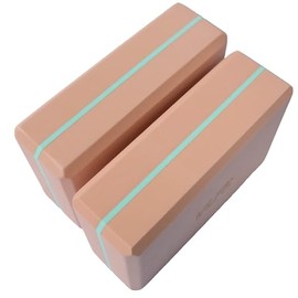 VLFit Set of 2 Yoga Blocks/Yoga Blocks – Choose Your Colour and Size (Pink/Blue)