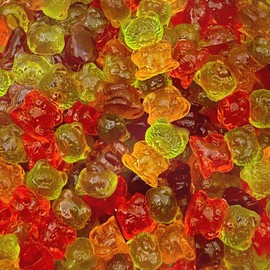 3D Gummies | 1 Pound Pack | Gummi Bears Candy | Assorted Fruit Flavors | Kids' Party Favors | Fun Goody Bag Fillers | Chewy Novelty Treats