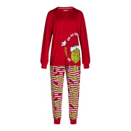 The Grinch who Stole Christmas Matching Family Pajamas - Men, Large