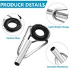 50 Pieces Fishing Rod Tip Repair Kit Rod Tips Kit