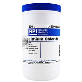 RPI Lithium Chloride Powder, 500 Grams, >99% Purity, for Research Use