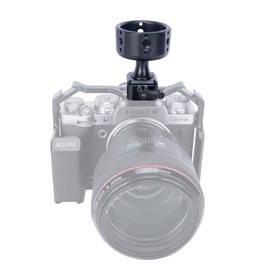 NICEYRIG Camera Handle Grip Wheel Chute Clamp Handgrip with 3/8"-16 Arri Locating Holes Nato Clamp for Camera Cage-527