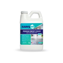 Eco-Friendly Penetrating Concrete Sealer, Half Gallon - Makes 1 Gallon – Silane Siloxane - Waterproof Protection for Cement, Masonry, Brick, Pavers & Stone – Clear Finish