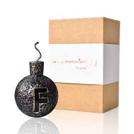 F Bomb Paperweight, Hilarious, Decorative, and Unique Office Cubicle Desk Decor and Book Weight - Funny Gag Gift for Coworkers and Gamers Home Office Men Women Cool Stuff (1 Golden Paperweight)