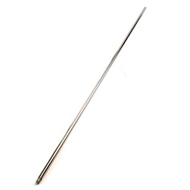 Retort Stand Rod, 39.5" (100cm) - Steel - 10 x 1.5mm Thread - Eisco Labs