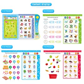Sound Board Book for Kids Interactive Children's Sound Book with Learning Pen Parent-child Interaction Fun Educational Toys for 3 Years +