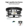 Outdoor Ceiling Light with Motion Sensor 9.3in - Porch Lights