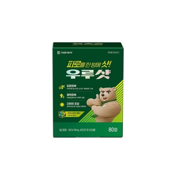 Daewoong Pharmaceutical Urushat 80 tablets / 대웅제약 우루샷 80정
