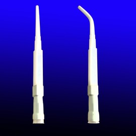 Caulking Nozzle of Caulking Gun, Curved caulking Nozzle applicator, Replacement Extension Tool Used in Construction, White(2 Pieces, one Straight one Bend)