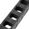 Drag Chain Cable Carrier, 100cm 25 x 38mm Black Nylon