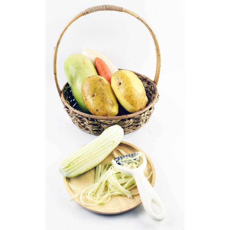 Handle Papaya Shredder Tool Stainless Steel Blade Vegetable Slicer for