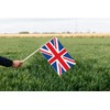10 PCS Britain Handheld Flag,8.5×5.5 Inch English UK Flags Hand
