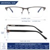 Kafirlo Bifocal Reading Glasses Men Blue Light Blocking Readers With