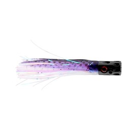 Billy Baits, Magnum Turbo Whistler Lure, Purple/Black/Pearl Skirt, 2 oz / 56.6 g Head