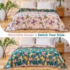 WOFNA Boho Butterfly Throw Blanket 60"x80" Twin Size Bed Blanket,100%