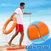 Acostop Professional Water Floating Lifesaving Anchor Rope, Orange
