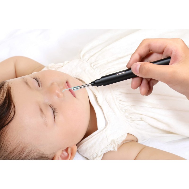Lifenaxx Wi-Fi Otoscope with Spoons for Earwax Removal, Equipped with
