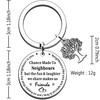 JMIMO Neighbours Gifts Neighbours Keyring Keychain for Women Men Chance