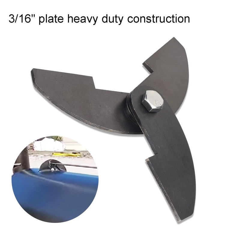 3-Pack Large Heavy Duty BBQ Smoker Hinge Compatible with Burn