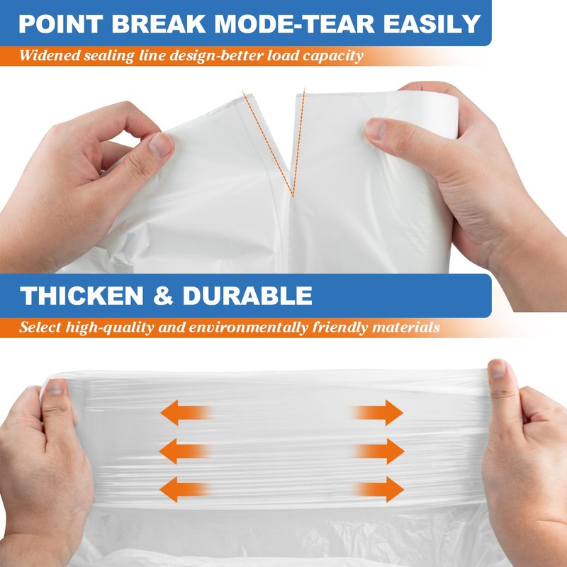 Charmount 3 Gallon Small Trash Bags, 104 Count – Unscented