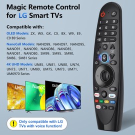 Voice Magic Replacement for LG-Smart-TV-Remote, AN-MR20GA for LG Smart TV Magic Remote, with Voice Recognition and Pointer Function