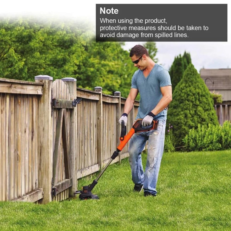 JINHENB 6 Pieces Strimmer Spool Line for Black and Decker,