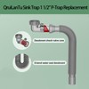 QruiLanTu 1-1/2 inch Kitchen Sink Drain Kit, space-saving kitchen drain