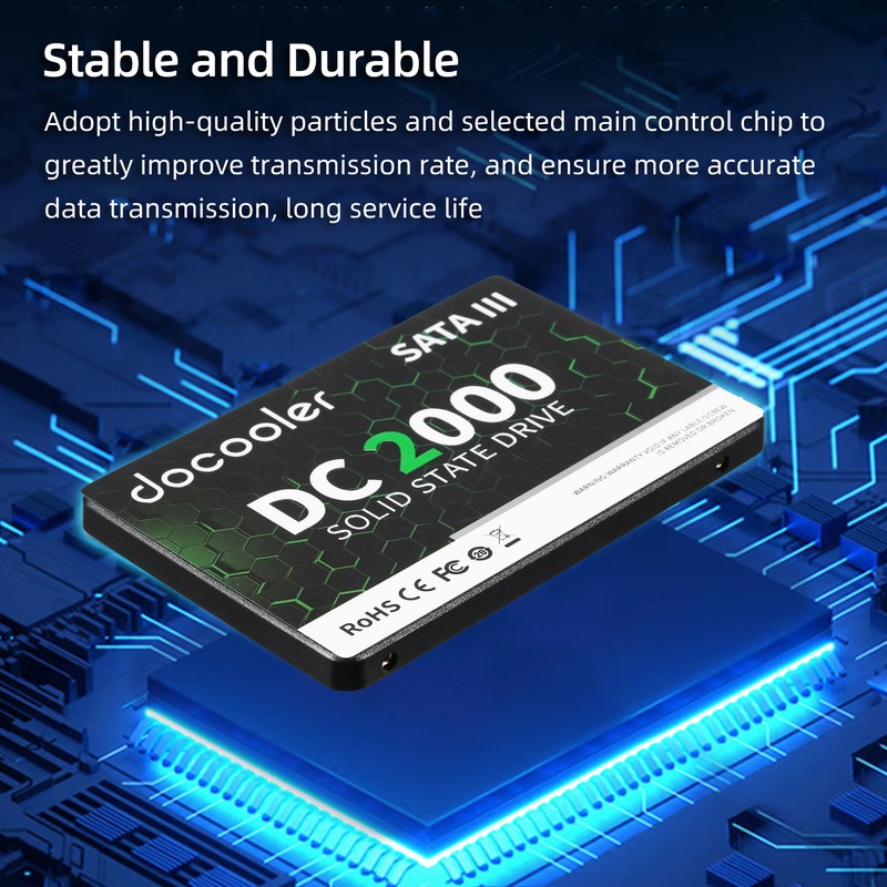 docooler DC2000 1TB 2.5 inch SSD Internal Solid Stable Drive